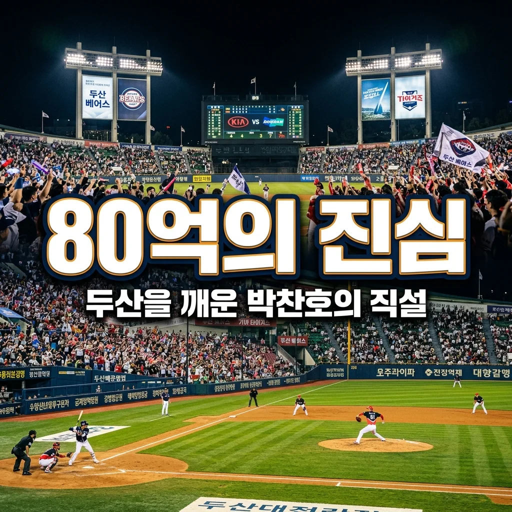 박찬호 80억 직설 두산 흔들다? 쓴소리 배경과 팀 분위기 심층 분석