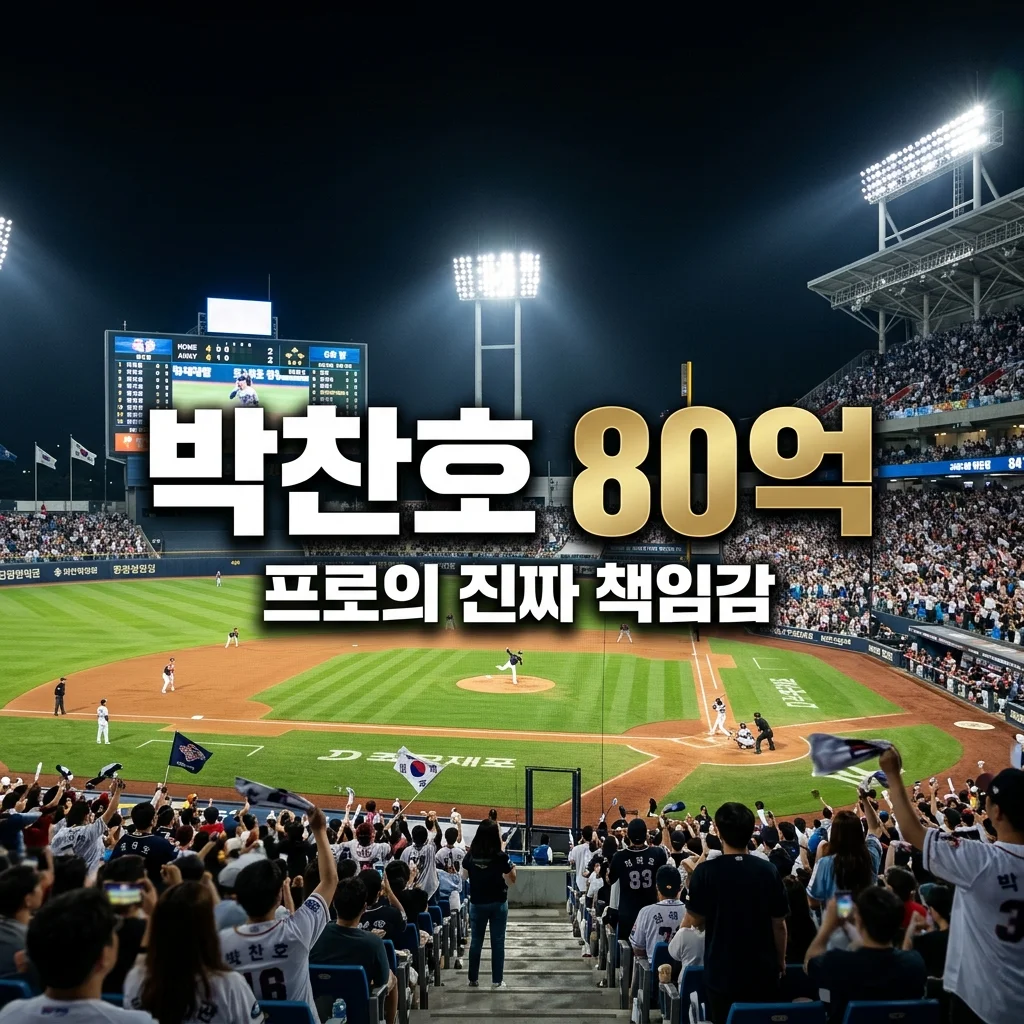 박찬호 80억 직설 두산 흔들다! 프로의 무게와 진짜 책임감 분석