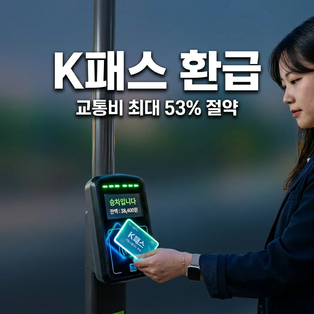 K패스 환급 신청 방법 및 카드 발급 혜택 총정리 (최대 53%)