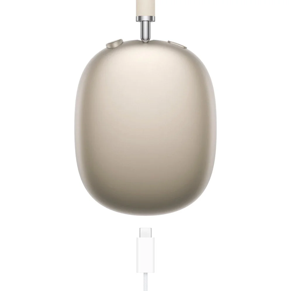 애플 에어팟 맥스 1 USB-C 블루투스 무선 헤드폰 스타라이트 상세 이미지 2