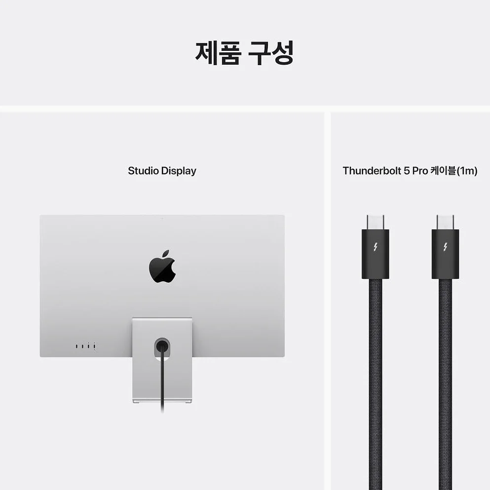 애플 스튜디오 디스플레이, 기울기 및 높이 조절 스탠드 스탠다드 글래스 상세 이미지 8