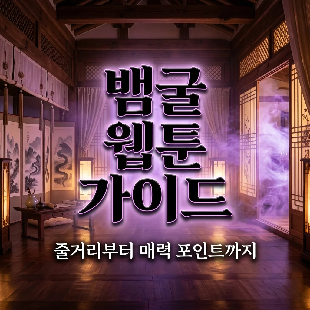 뱀굴 웹툰 완벽 가이드: 줄거리, 등장인물, 리디 독점 매력 포인트 총정리