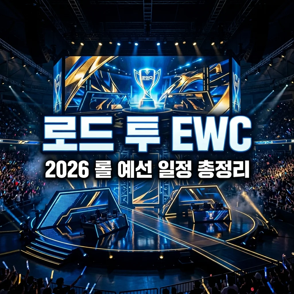 로드 투 EWC 롤 일정 대진표 완벽정리: 2026 예선 통과 팀은?