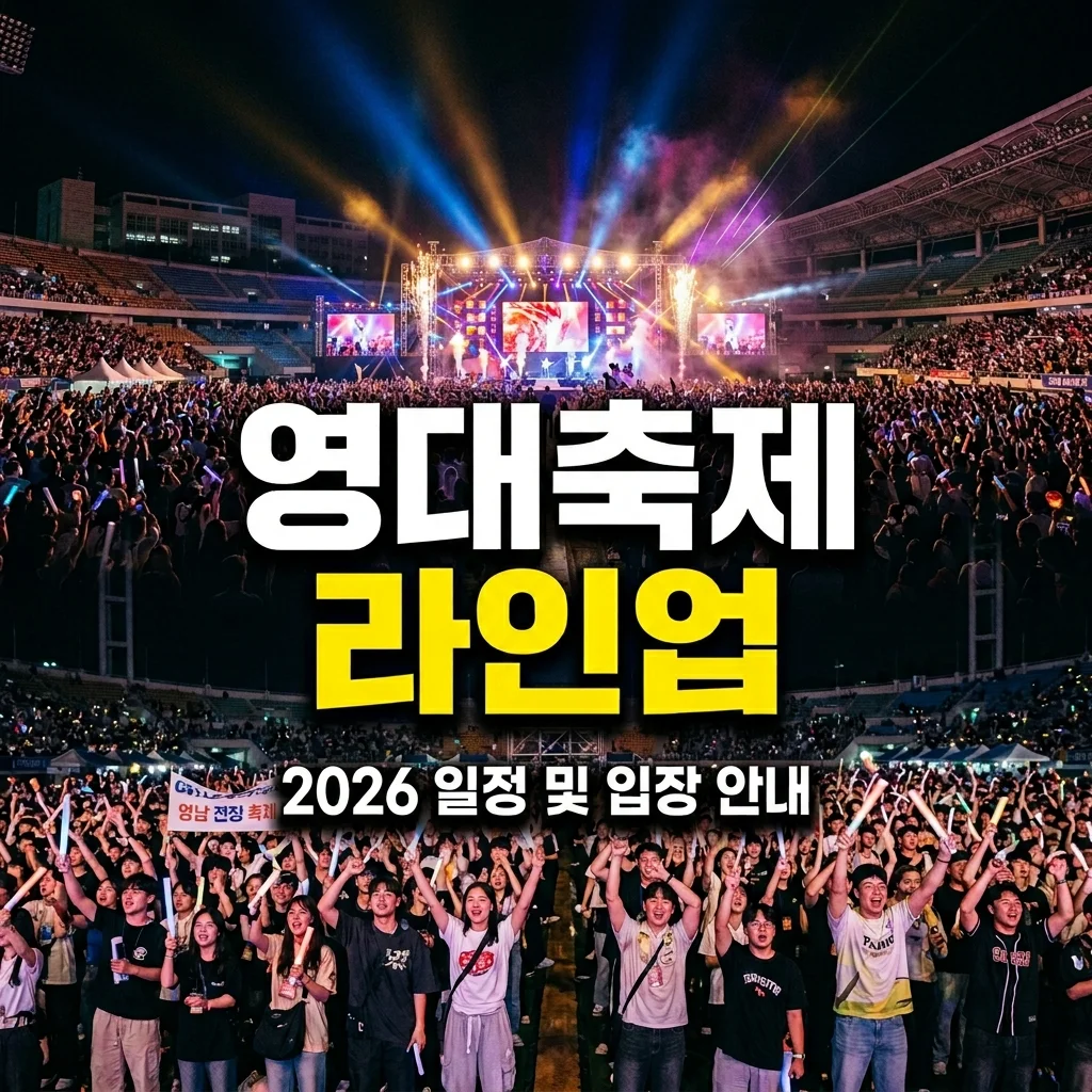 2026 영대 축제 라인업 일정 및 외부인 입장 방법 완벽 총정리