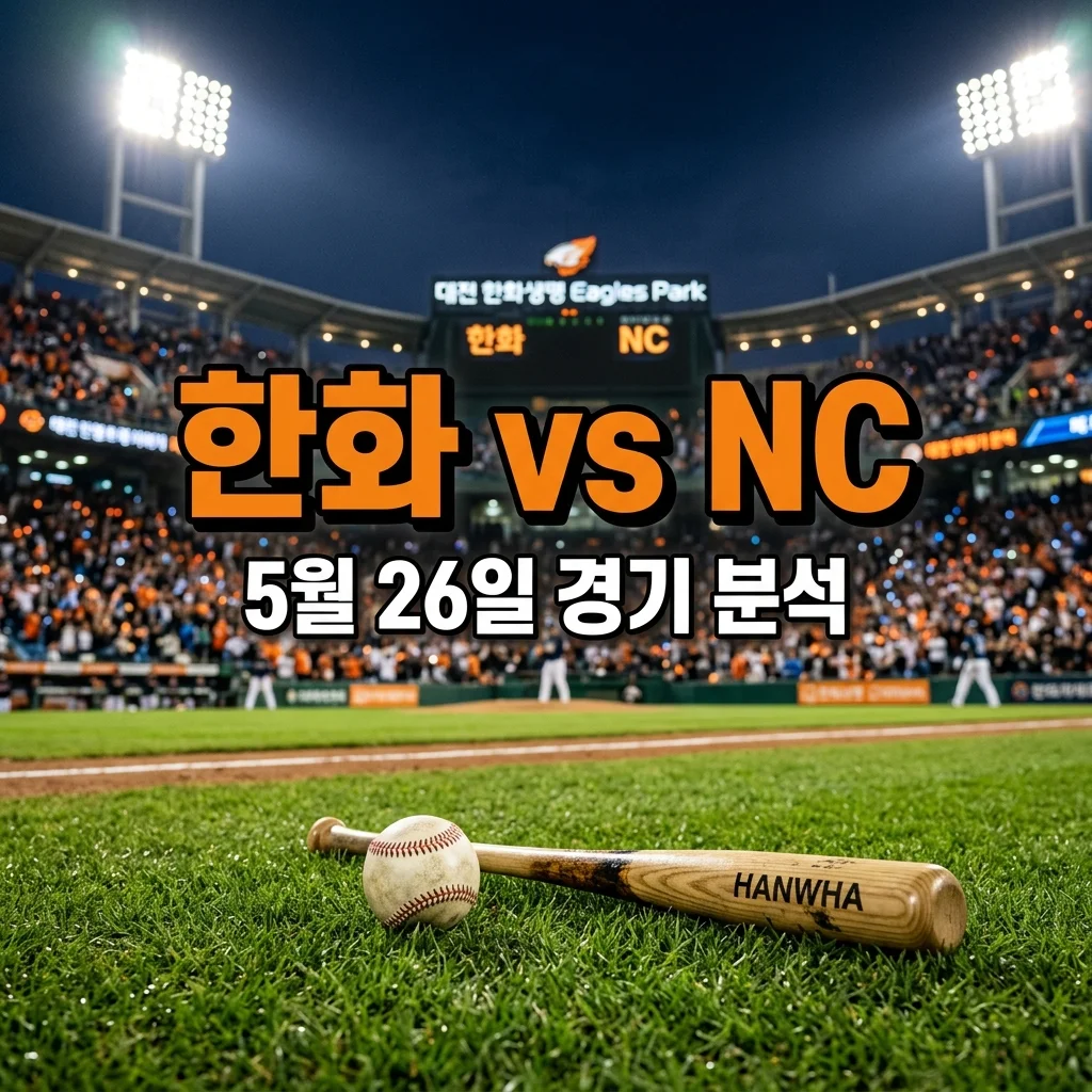 2026년 05월 26일 한화 이글스 NC 다이노스 경기 결과 및 승부처 분석