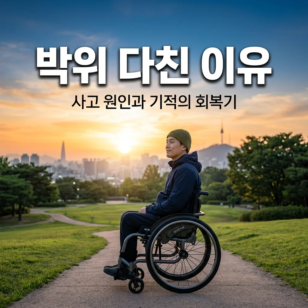 박위 다친 이유와 낙상 사고 전말, 전신마비 극복한 기적의 스토리