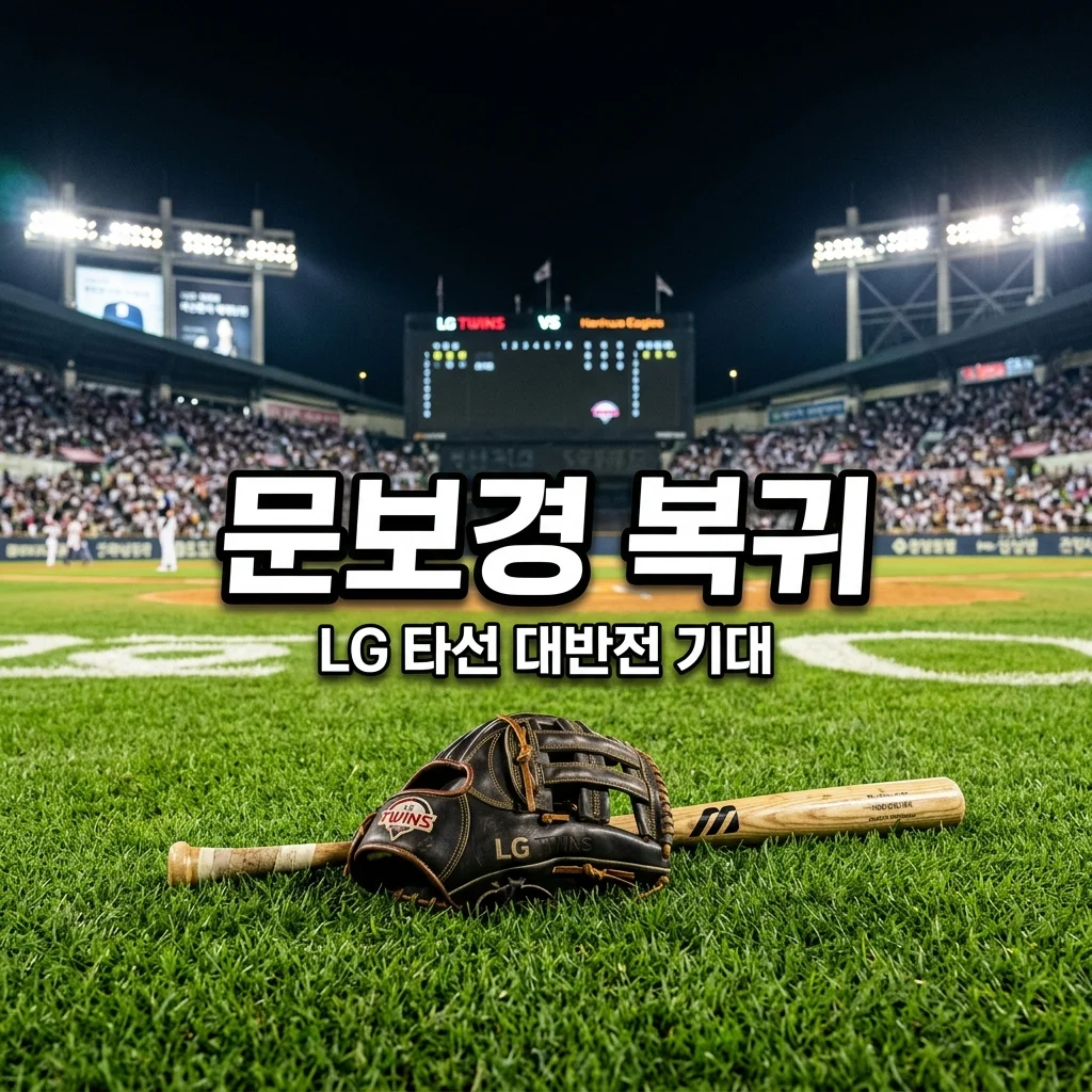 문보경 복귀 LG 타선 기대, 국대 4번 타자가 가져올 5월의 대반전