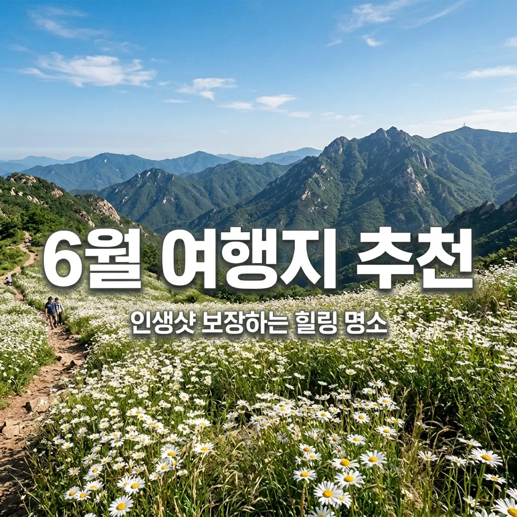 국내 6월 여행지 추천 BEST 5! 인생샷 보장하는 힐링 명소 정리