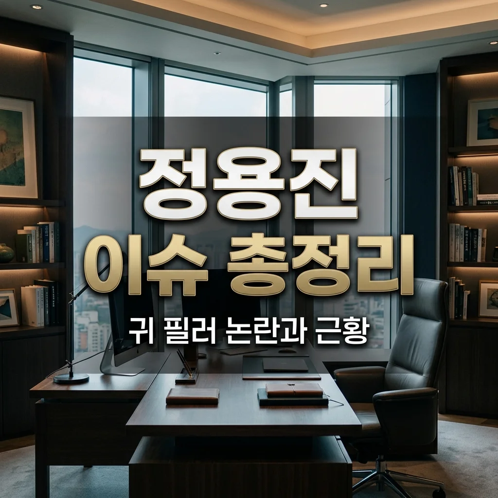 정용진 회장 귀 필러 의혹과 스타벅스 탱크데이 논란 및 가족 근황 총정리