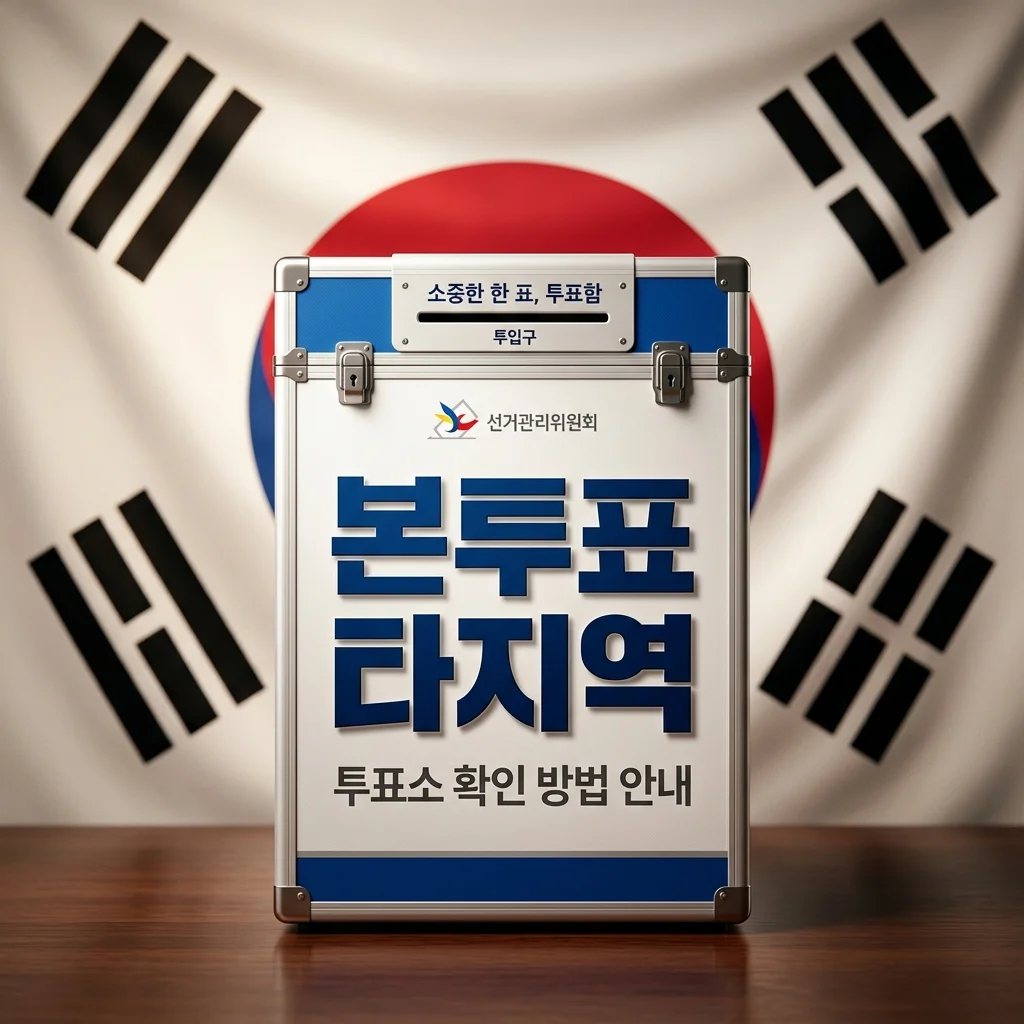 본투표 타지역 가능할까? 투표소 찾기 및 당일 주의사항 완벽 정리