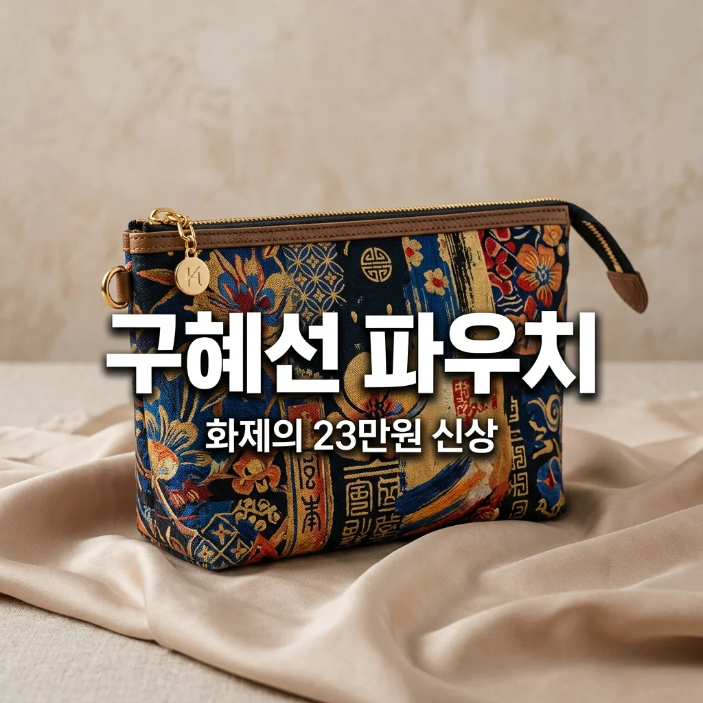 구혜선 파우치 출시 화제! 23만원 가격 논란과 디자인 특징 완벽 분석