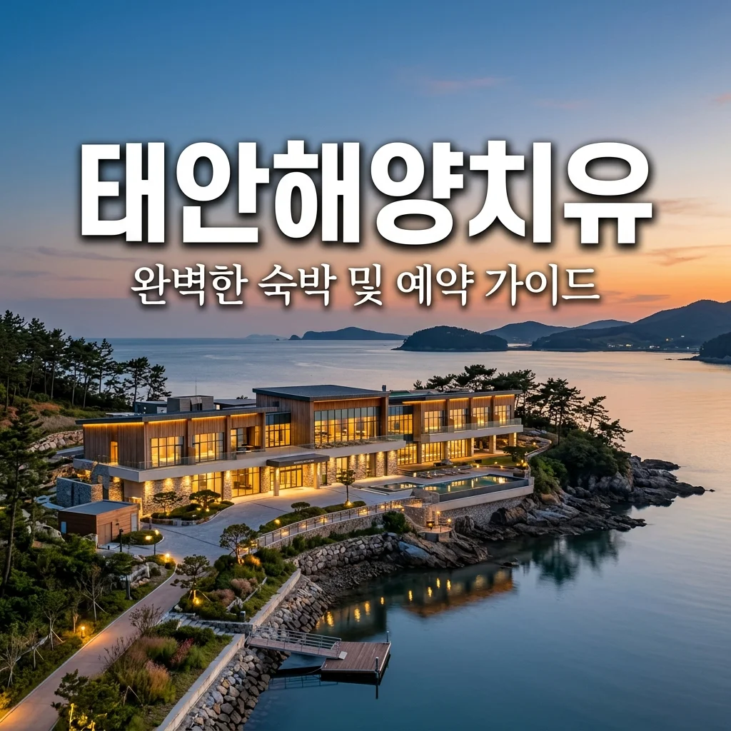 태안해양치유센터 숙박 예약 요금 완벽 정리 (2026 최신판)