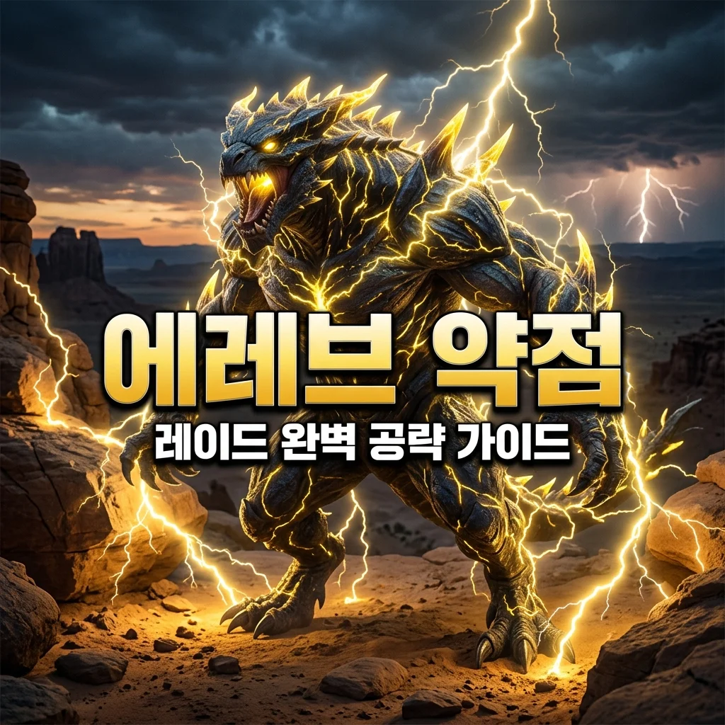 에레브 약점 공략! 포켓몬고 레이드 및 다이맥스 상성 완벽 가이드
