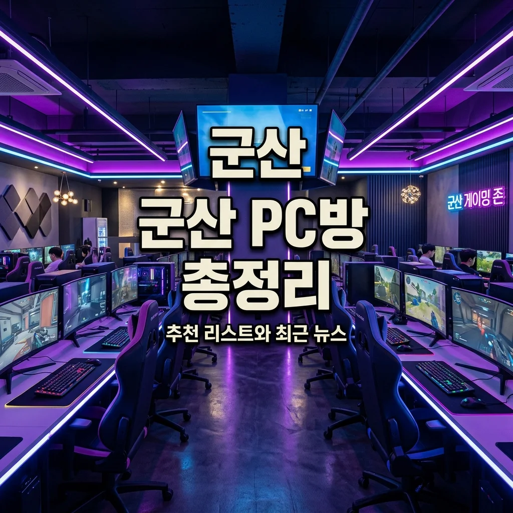 군산 PC방 추천 TOP 5 및 최근 소화기 사건 이슈 완벽 정리