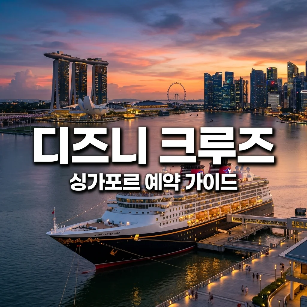 디즈니 크루즈 싱가포르 예약 팁! 가격부터 명당 객실까지 완벽 정리