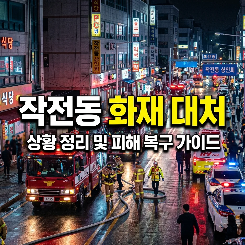 작전동 화재 실시간 상황 정리 및 피해 복구 핵심 대처법