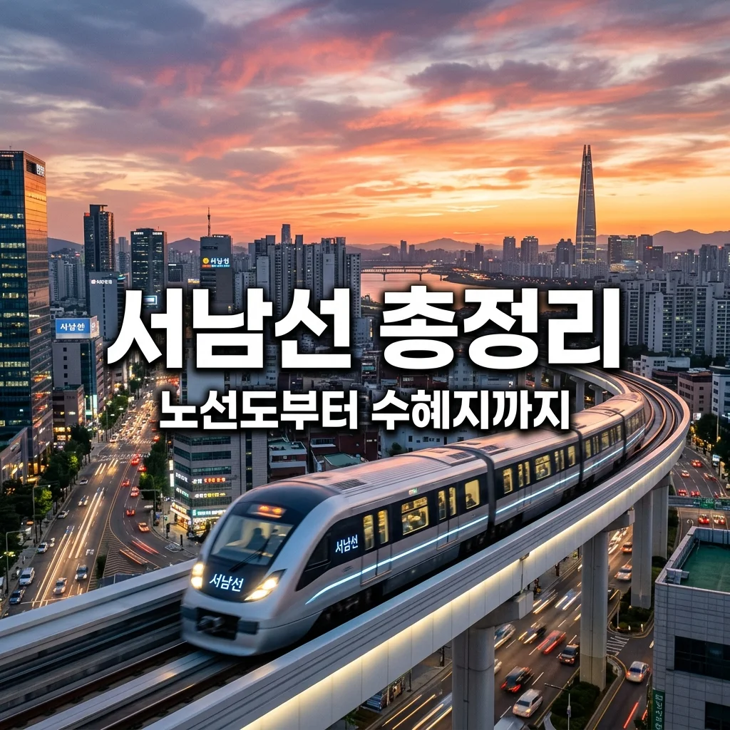 서남선 노선도부터 개통 시기까지, 서울 서남권 교통 혁명 총정리