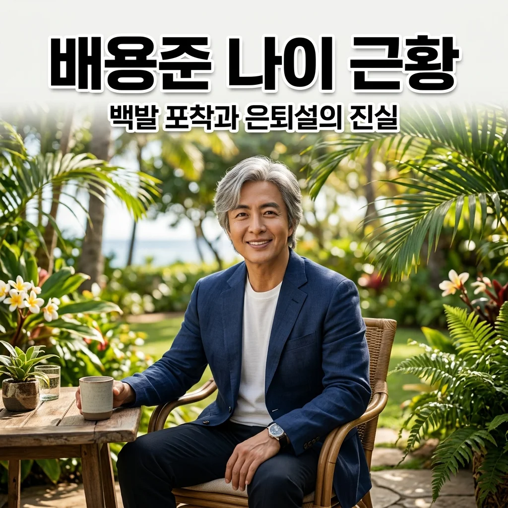 배용준 나이 근황 총정리! 백발 포착부터 은퇴설까지 팩트 체크