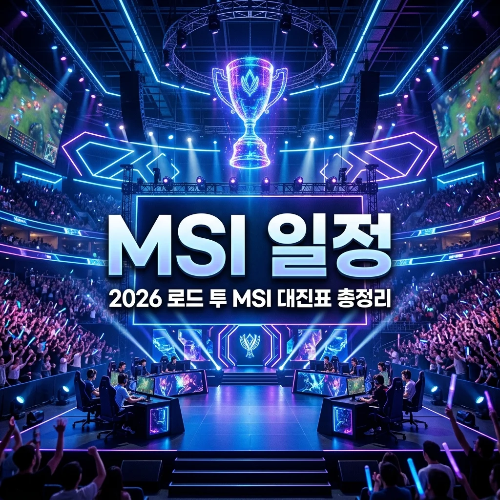 Road to MSI 일정 2026 총정리! T1 대진표 및 경기 시간 확인하기