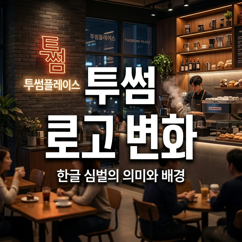 투썸플레이스 로고 변경 총정리! 한글 자모 심벌의 숨은 의미와 변화