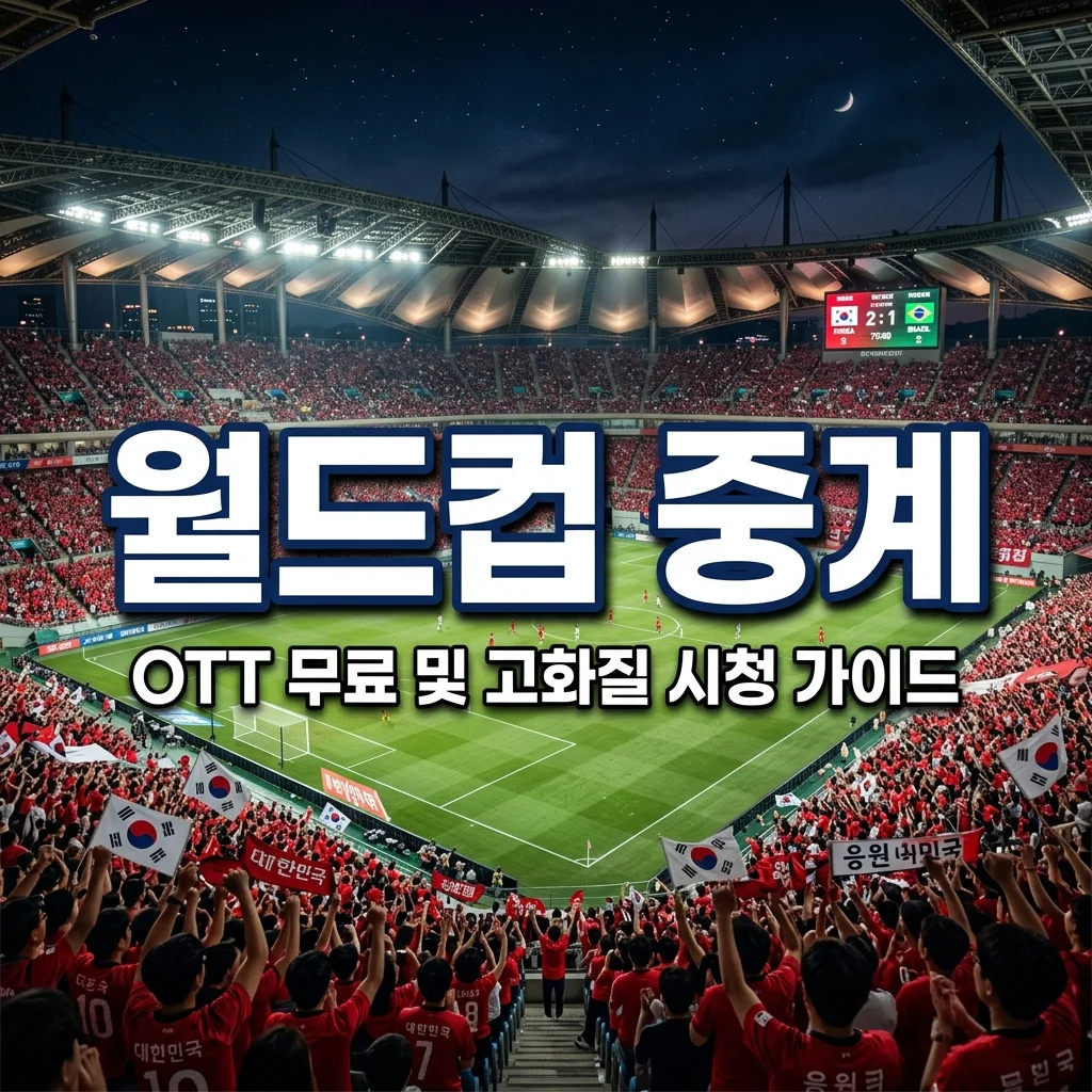 2026 월드컵 중계 OTT 총정리: 무료 시청 방법부터 해외 VPN 꿀팁까지