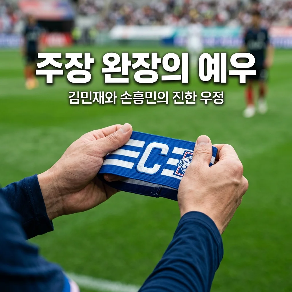 김민재 손흥민 주장 완장 체코전 감동의 장면! 리더십과 존중의 의미