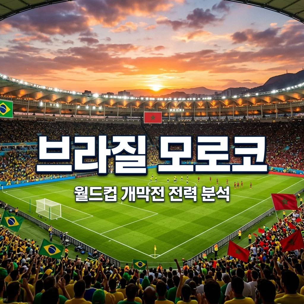 브라질 모로코 분석 2026 월드컵 C조 개막전 승부 예측 전력 비교
