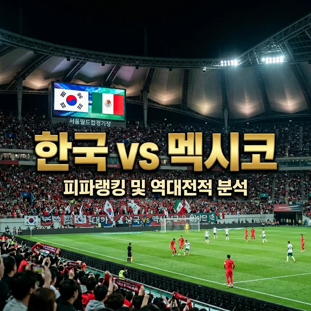 한국 멕시코전 피파랭킹 역대전적 완벽정리: 승부 예측과 핵심 관전 포인트