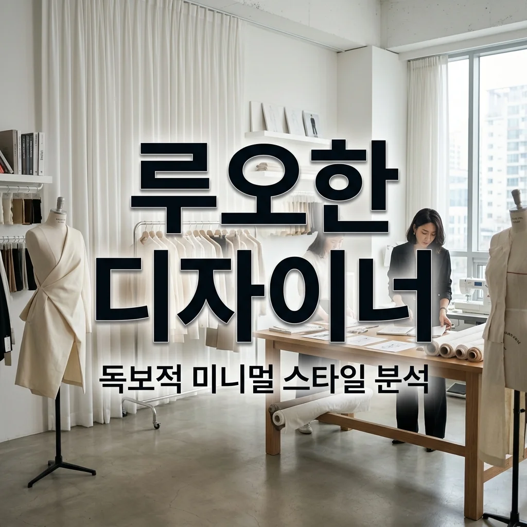 루오한 디자이너 화제의 이유와 독보적 미니멀 스타일 총정리
