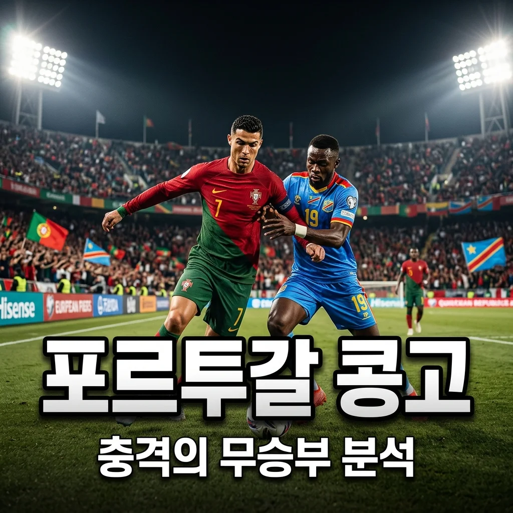 포르투갈 콩고 경기 분석! 호날두 침묵과 DR콩고의 이변 (2026 월드컵)