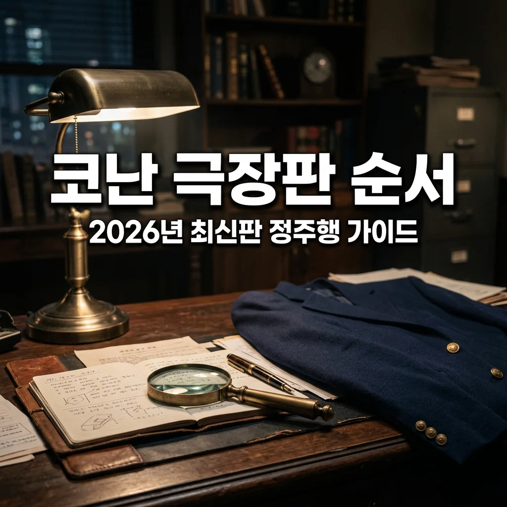 코난 극장판 정주행 순서 총정리 (2026 최신작 포함 + OTT 시청)