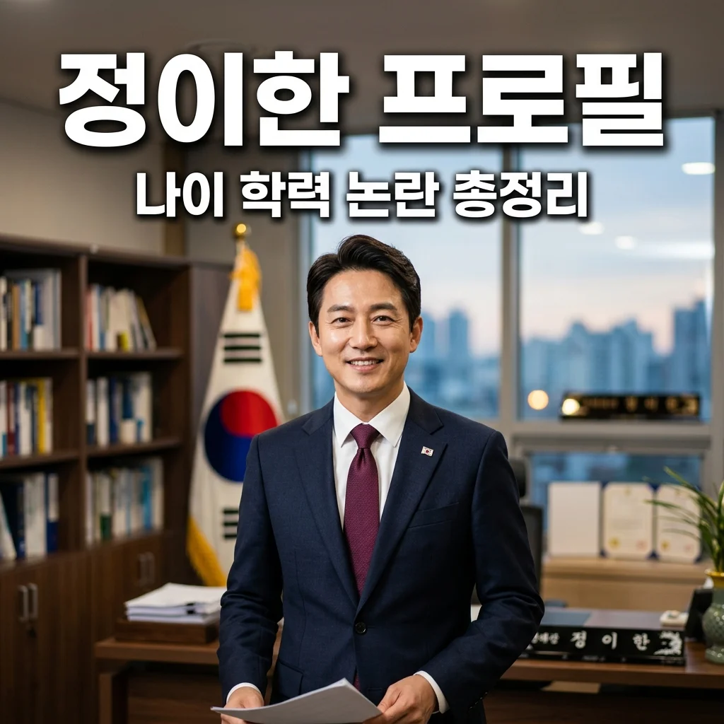 정이한 프로필 나이 학력 고향 개혁신당 부산시장 후보 논란 총정리