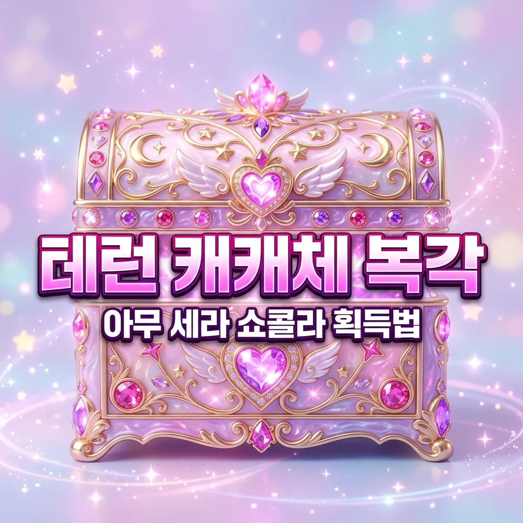 테런 캐캐체 아무 복각 및 세라 쇼콜라 신규 캐릭터 획득 공략