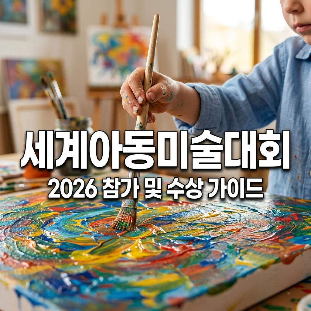 세계아동미술대회 2026 일정 및 수상 확률 높이는 심사 기준 가이드