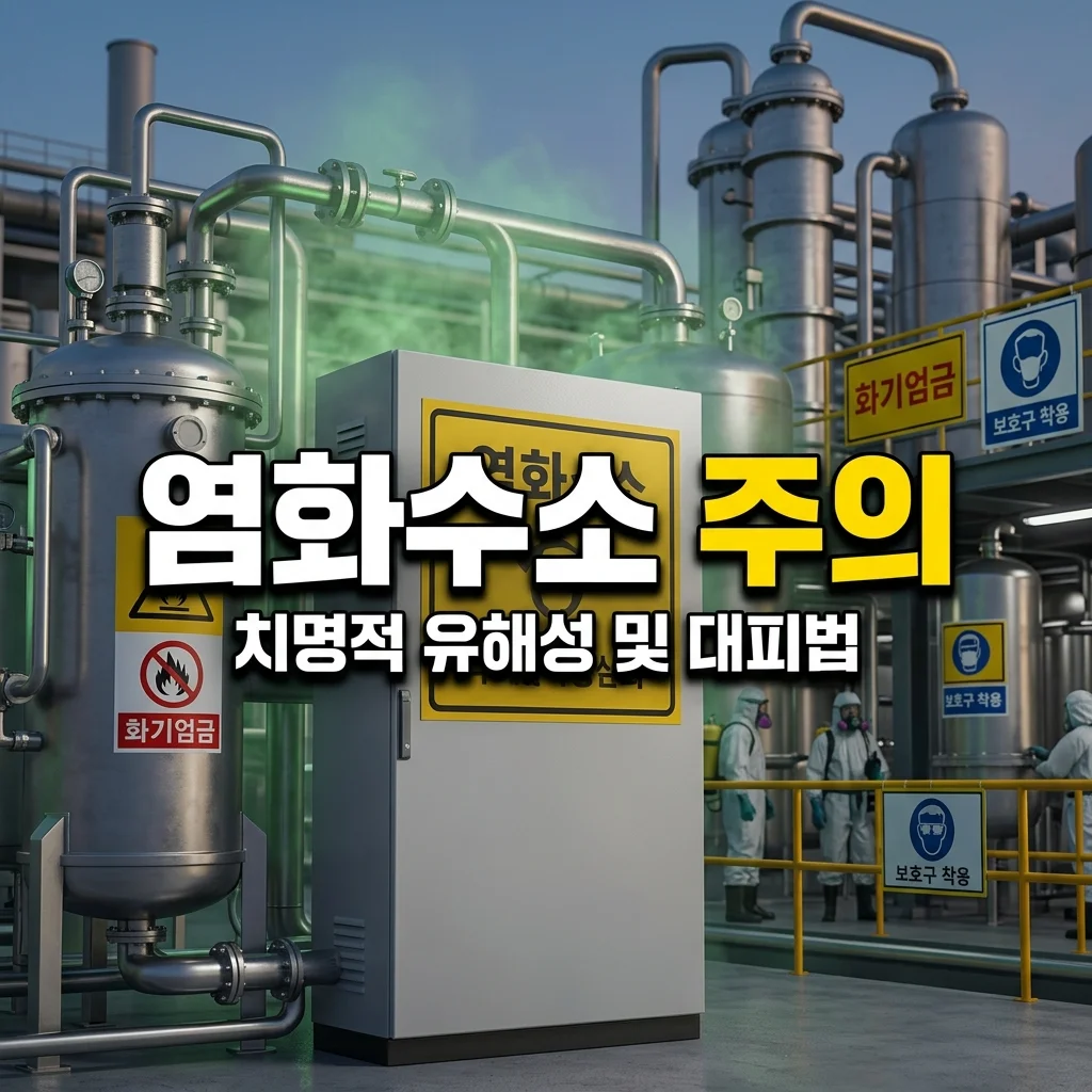 염화수소가스 누출 사고 대응법! 유해성 증상 및 대피 요령 완벽 정리