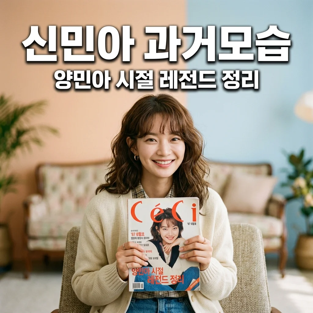 양민아 신민아 과거 모습 레전드 시절! 이름 바꾼 이유와 90년대 잡지 컷 정리