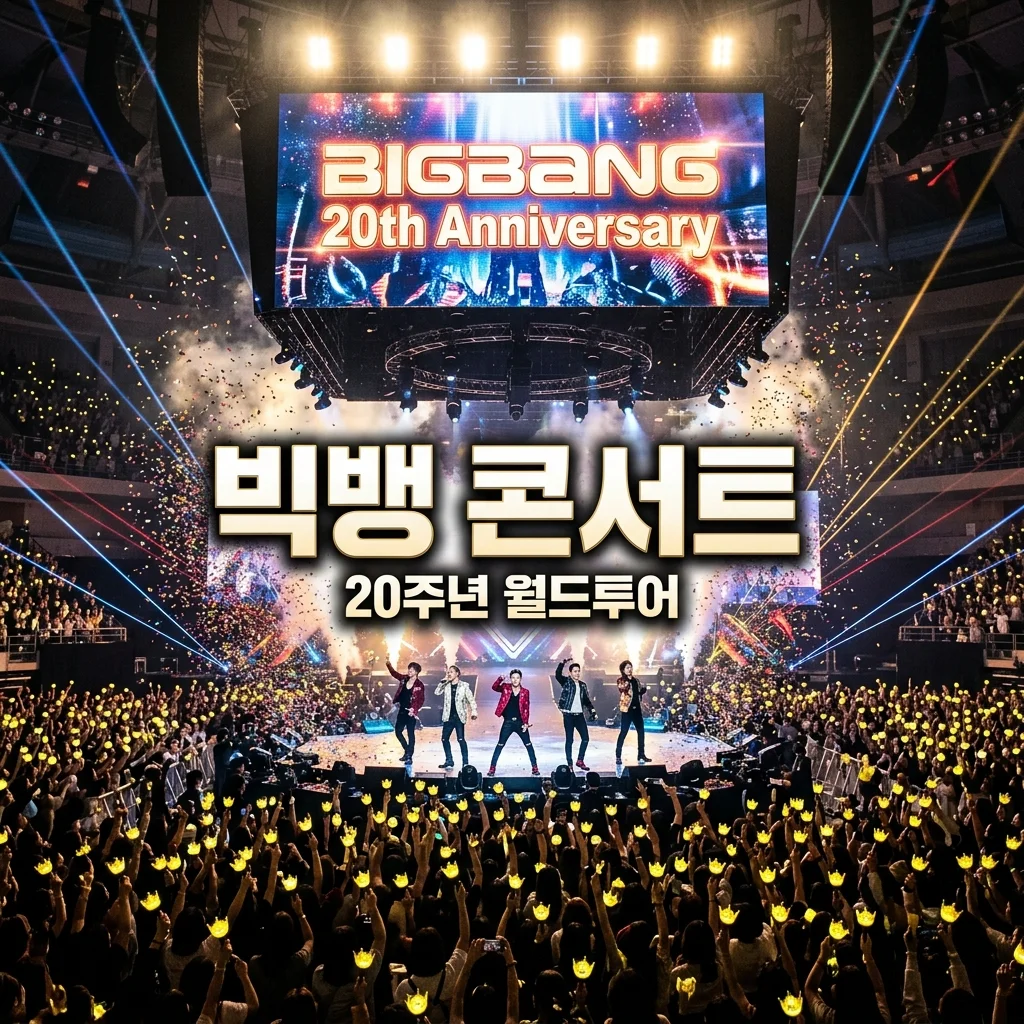 빅뱅 20주년 고양 콘서트 2026: 티켓팅 성공을 위한 모든 것 (일정, 좌석, 가격)