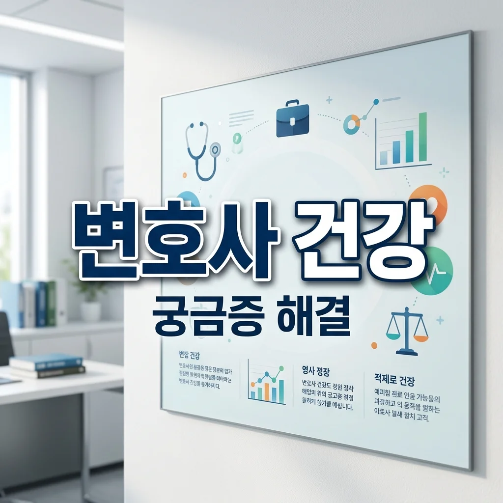 양지열 변호사 병명 궁금증 해소! 최근 건강 근황 및 방송 복귀 총정리
