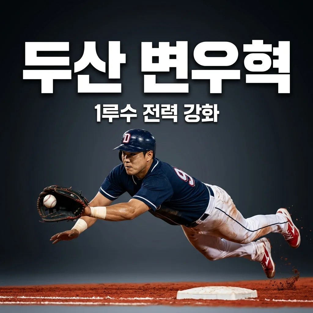 두산 1루수 고민, KIA 변우혁 영입설 현실성은? 전력 분석