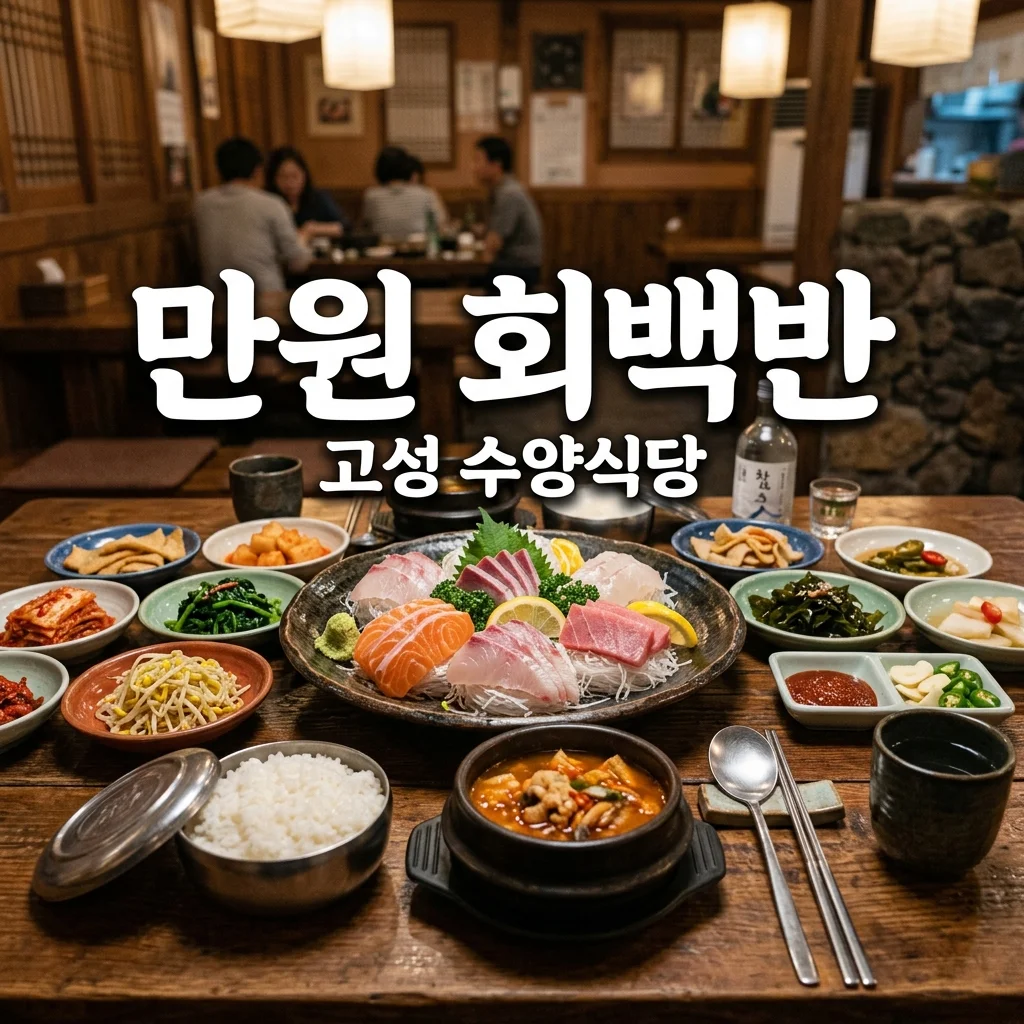 극한직업 만원 회백반: 고성 수양식당 웨이팅 & 방문 팁 (2026년 최신)