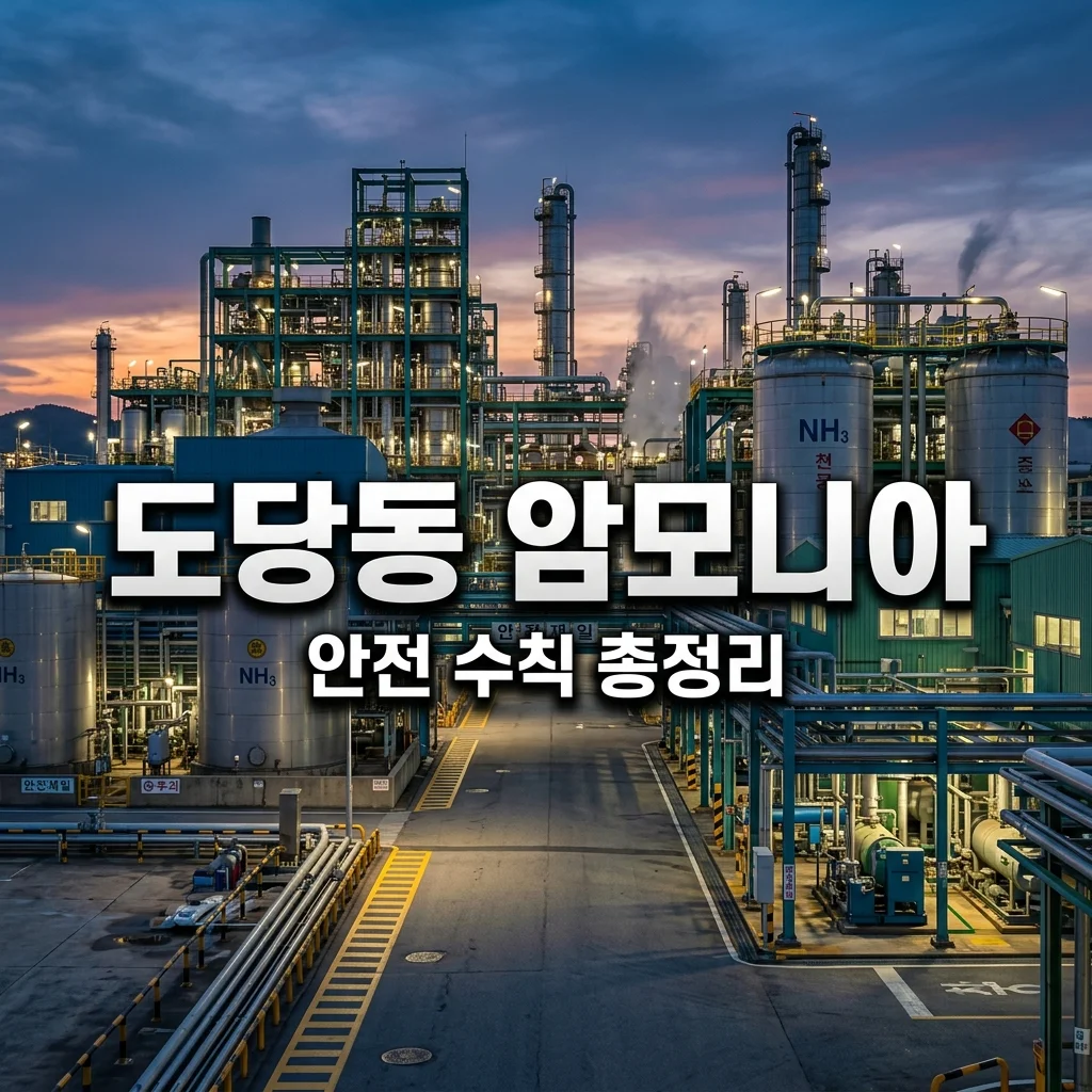 부천 도당동 암모니아 가스 누출: 사고 경위부터 안전 수칙까지 완벽 정리