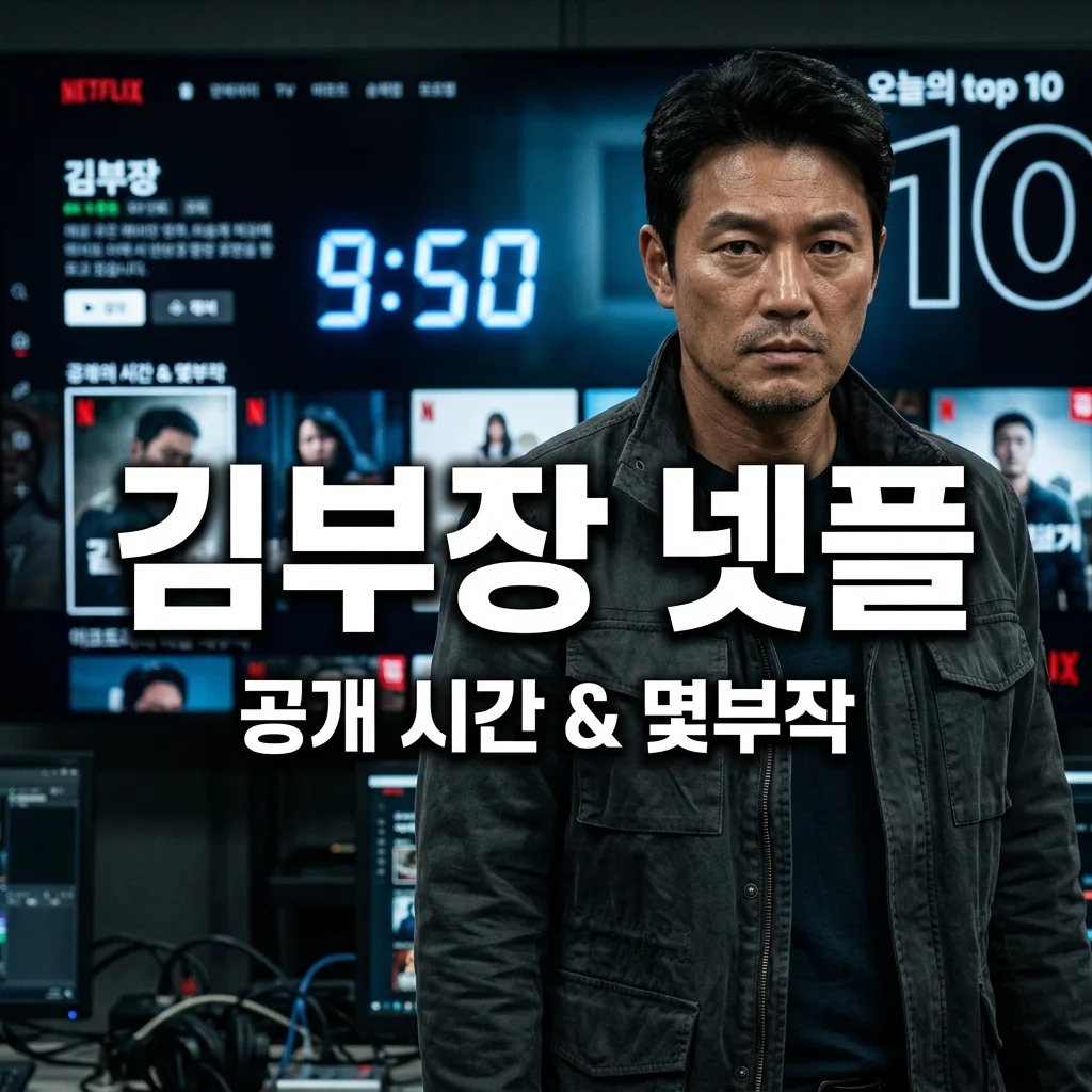 김부장 넷플릭스 공개 시간 & 몇부작? | 출연진, 웹툰 원작 총정리!