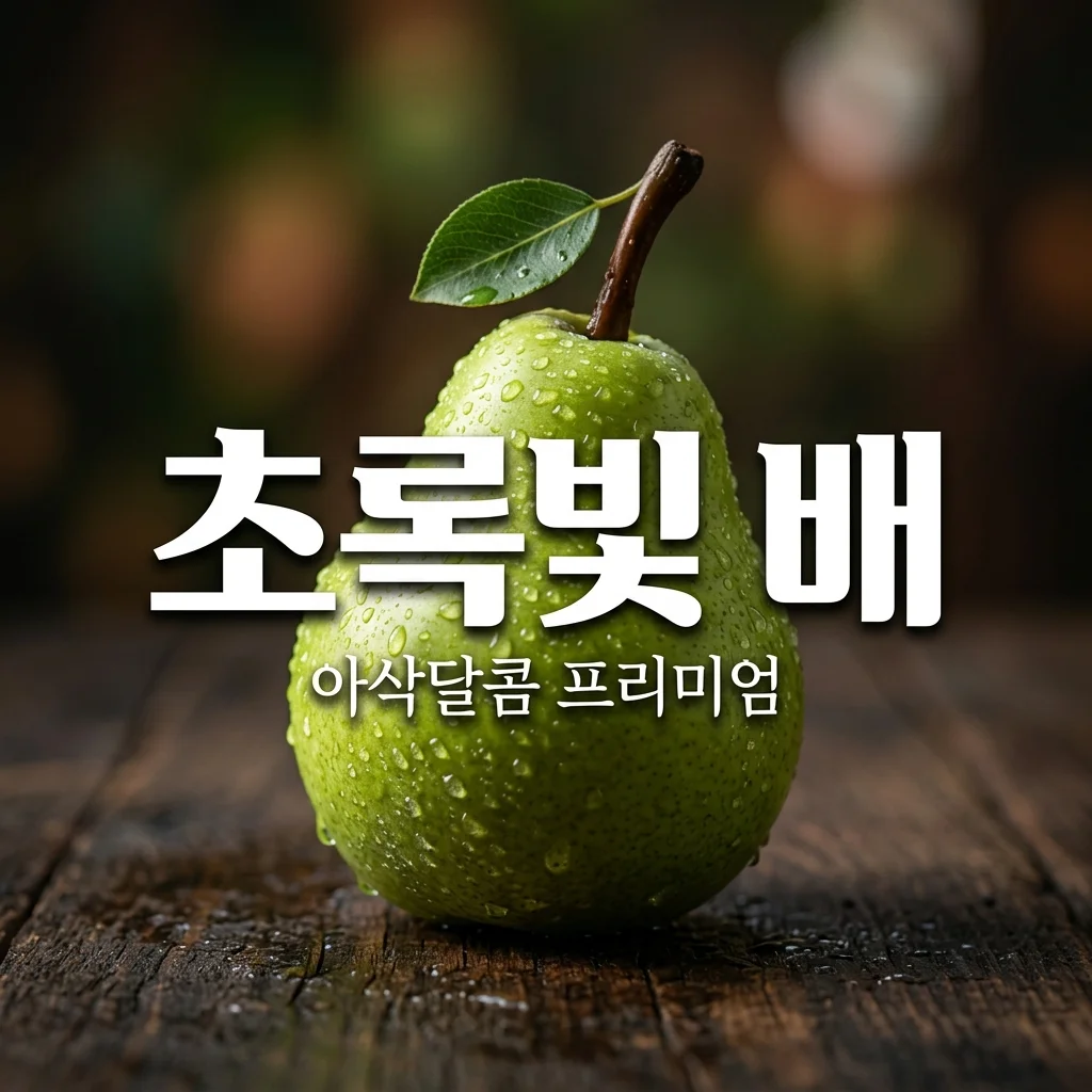 초록빛 프리미엄 배, 그린시스! 맛·특징·가격부터 보관법까지 완벽 정리
