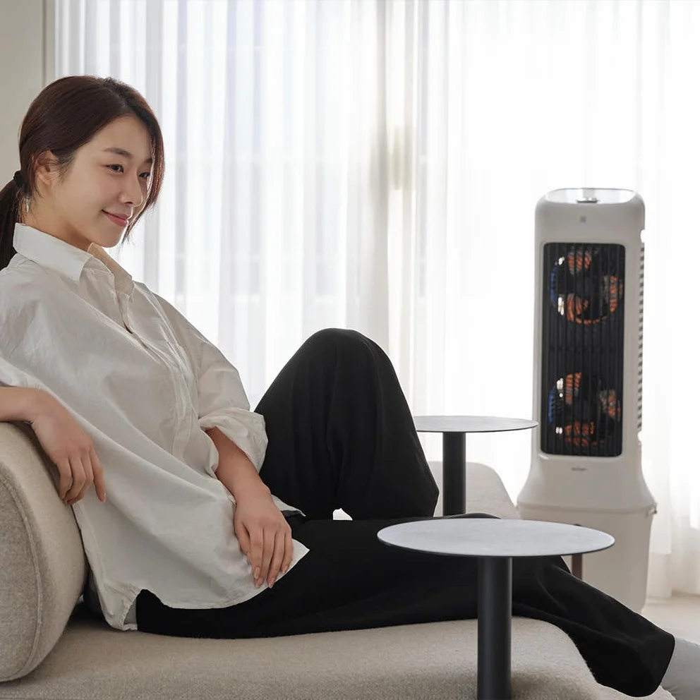 끌리젠 냉풍기 냉방기 에어쿨러 에어컨 선풍기 가정용 업소용 산업용 이동식 냉각 얼음 상세 이미지 4