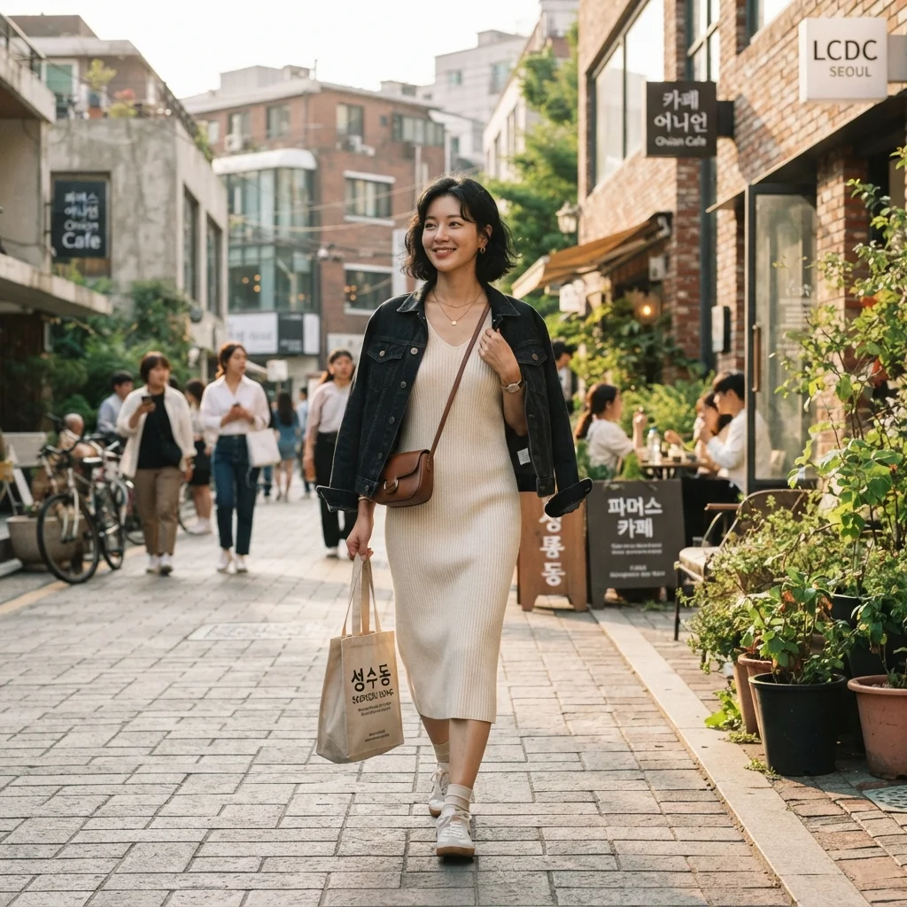 성수동 신예은 꾸안꾸룩, 어떻게 연출했을까요?