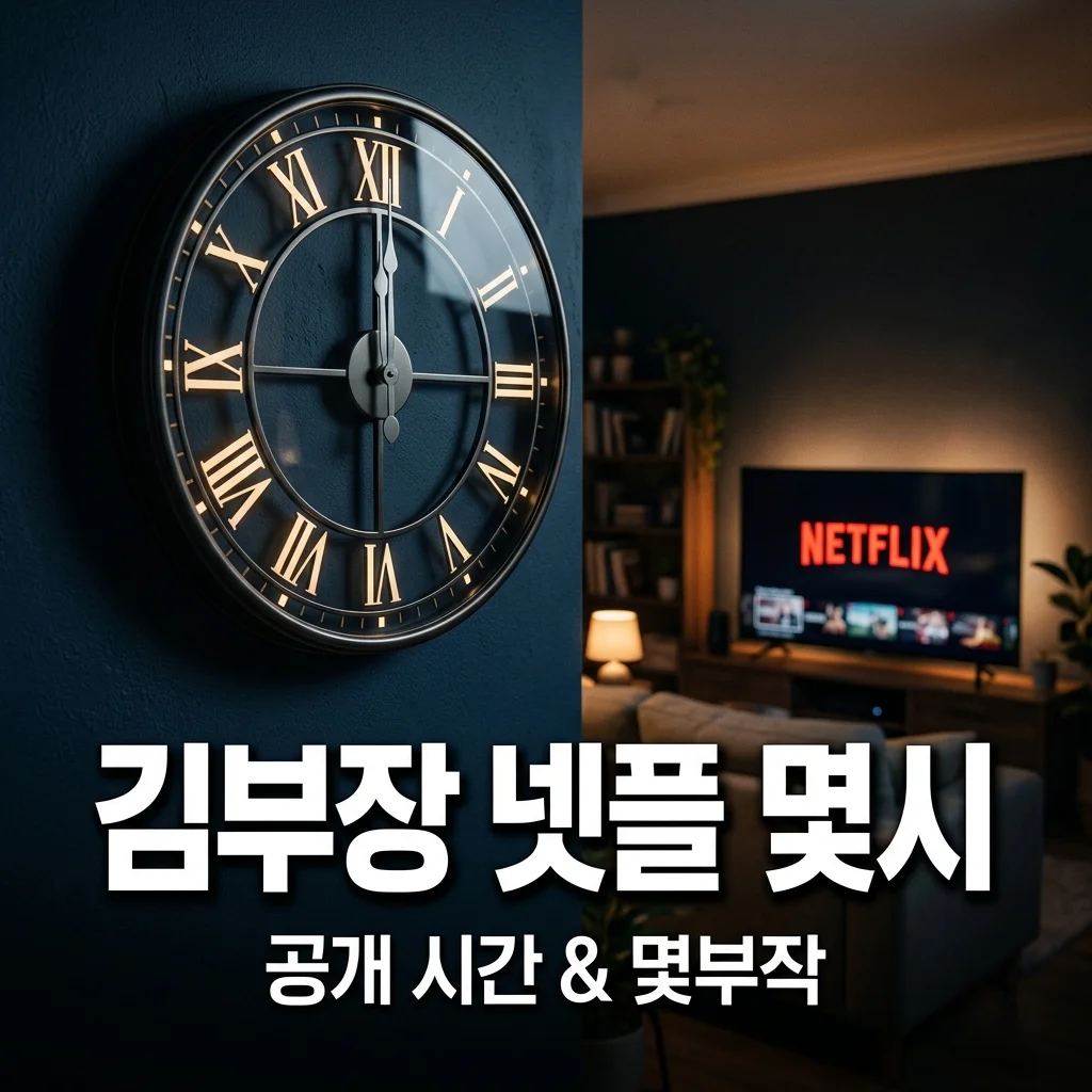김부장 넷플 몇시? 놓치지 않을 공개 시간, 몇부작, 원작 웹툰 완벽 정리!