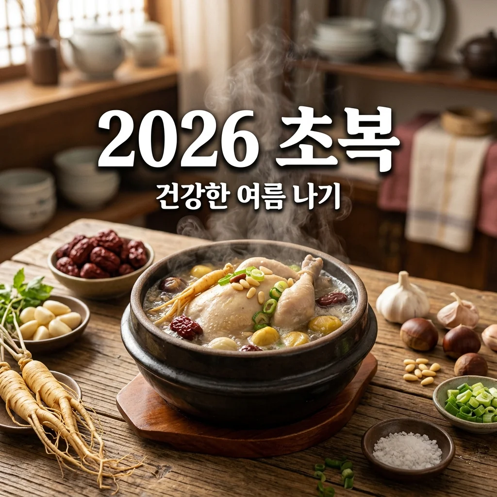 초복 날짜 2026년, 삼복 총정리: 보양식 꿀팁으로 건강한 여름 나세요!