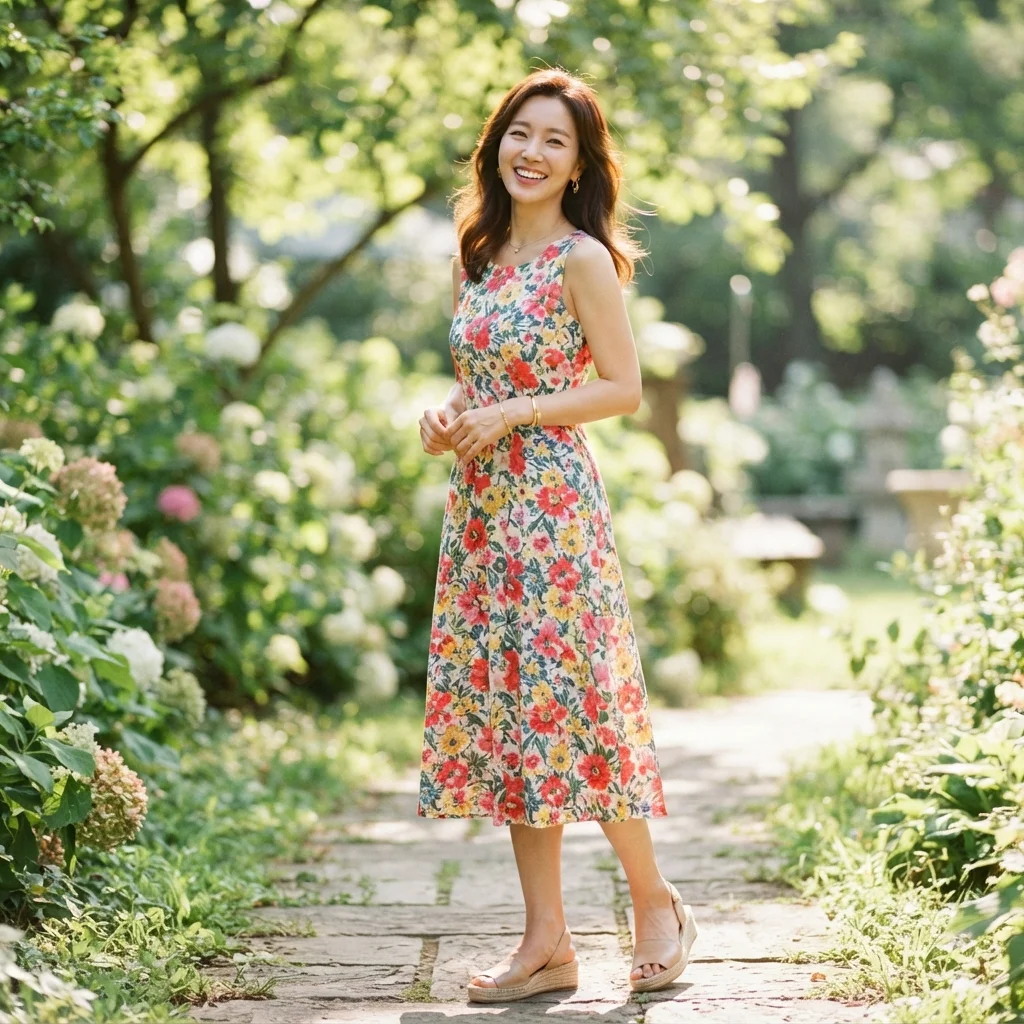 꽃남 김소은, 37세에도 빛나는 동안 원피스 패션의 비밀은?