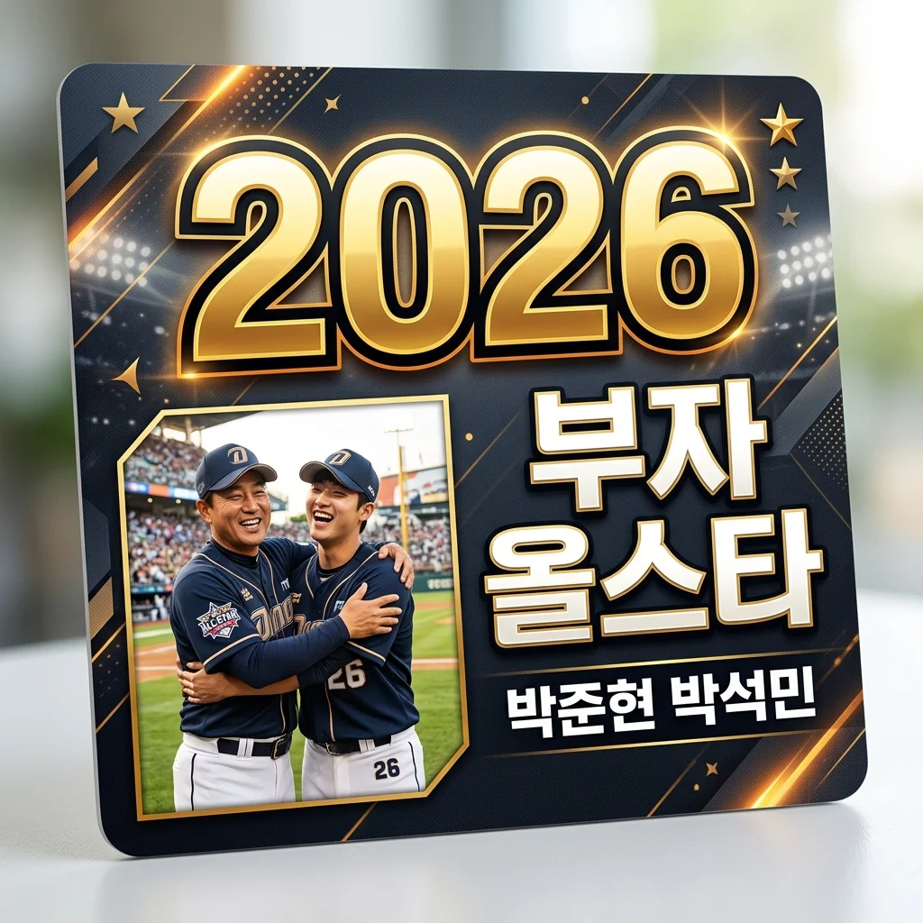 박준현 박석민 부자 올스타, 15년 만의 감동 재현! KBO 새 역사