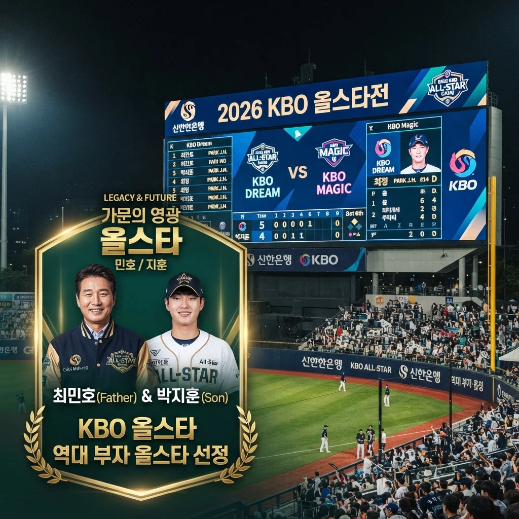 KBO 역사를 새로 쓴 박준현-박석민 부자 올스타, 핵심 요약